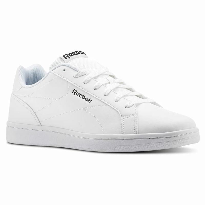 Tenisi Reebok Royal Complete Clean Barbati Albi/Negrii Romania MR5659AH